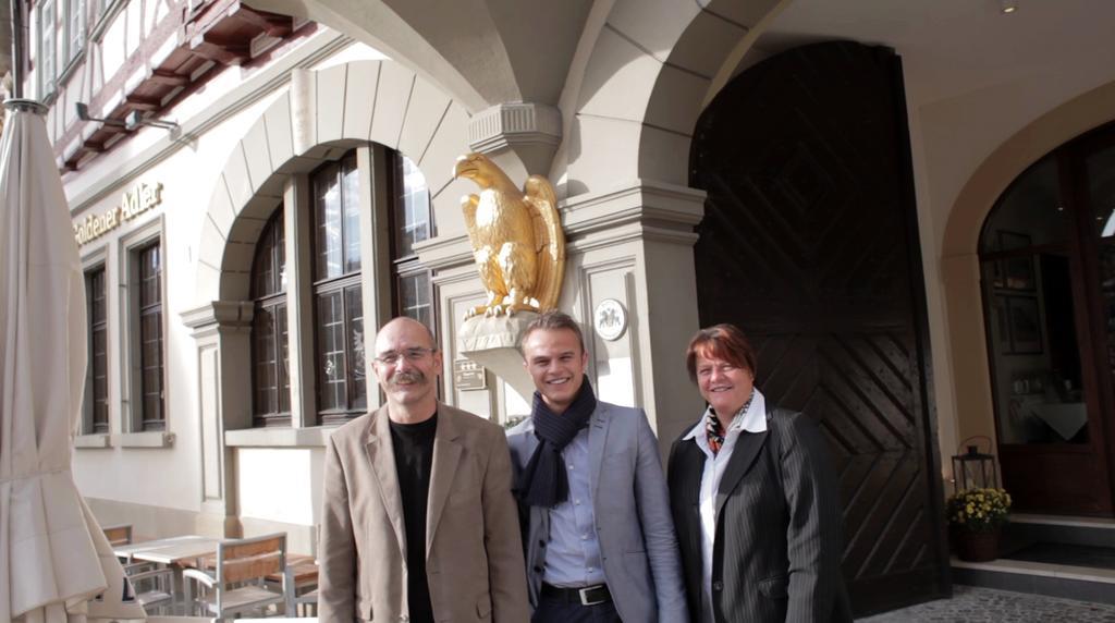 Stadt-Gut-Hotel Gasthof Goldener Adler Schwäbisch Hall Dış mekan fotoğraf