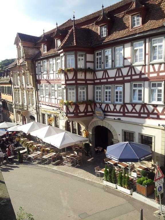 Stadt-Gut-Hotel Gasthof Goldener Adler Schwäbisch Hall Dış mekan fotoğraf